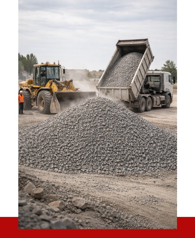 Купить щебень с доставкой в Краснокамске от 2534 руб. | ПРОНЕРУДКнм