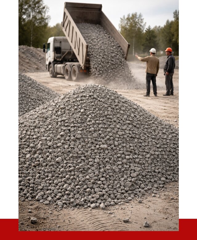 Гранитный щебень фракция 0-5 в Краснокамске от 2940 руб ПРОНЕРУДКнм