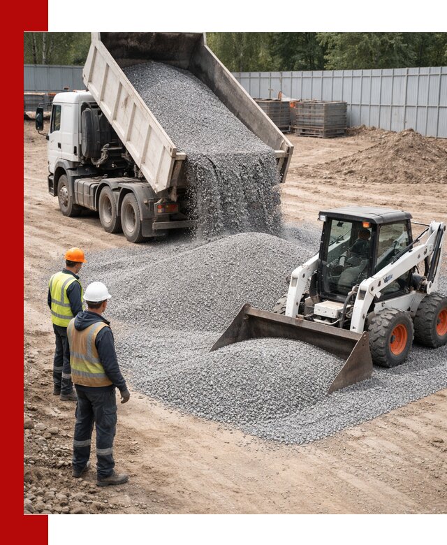 Доставка и продажа гранитного щебня фракции 0-5 в Краснокамске
