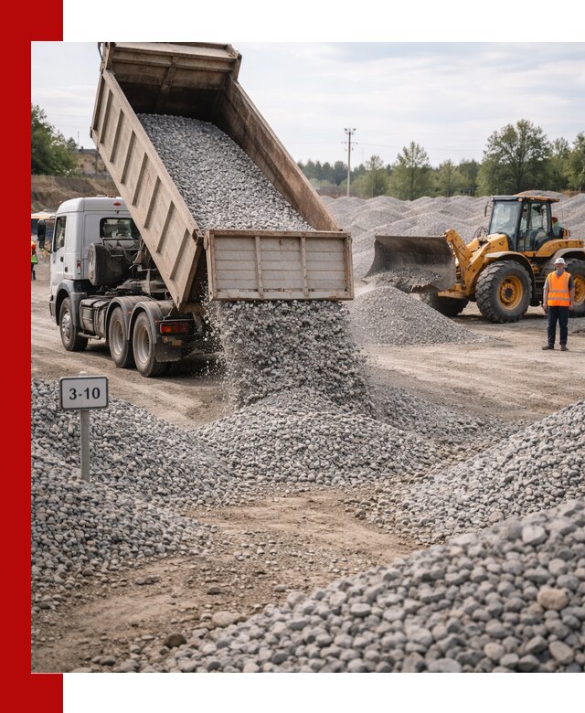 Гранитный щебень фракции 3–10: доставка и продажа в Краснокамске