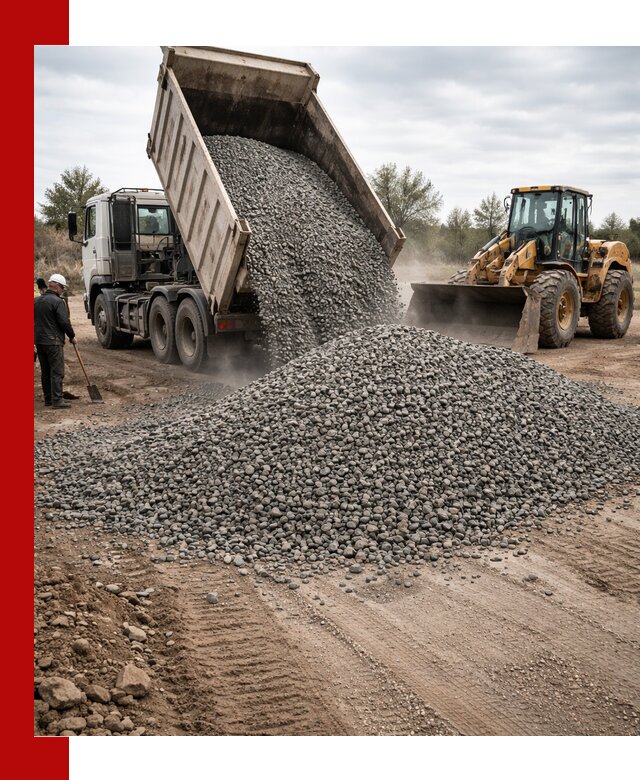 Гранитный щебень фракция 10-20 с доставкой в Краснокамске