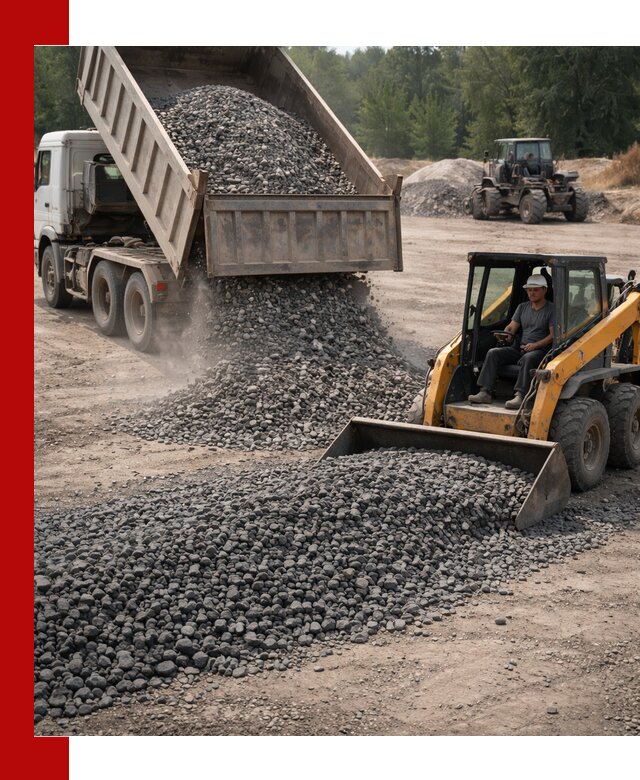 Гранитный щебень фракция 40-70 с доставкой в Краснокамске
