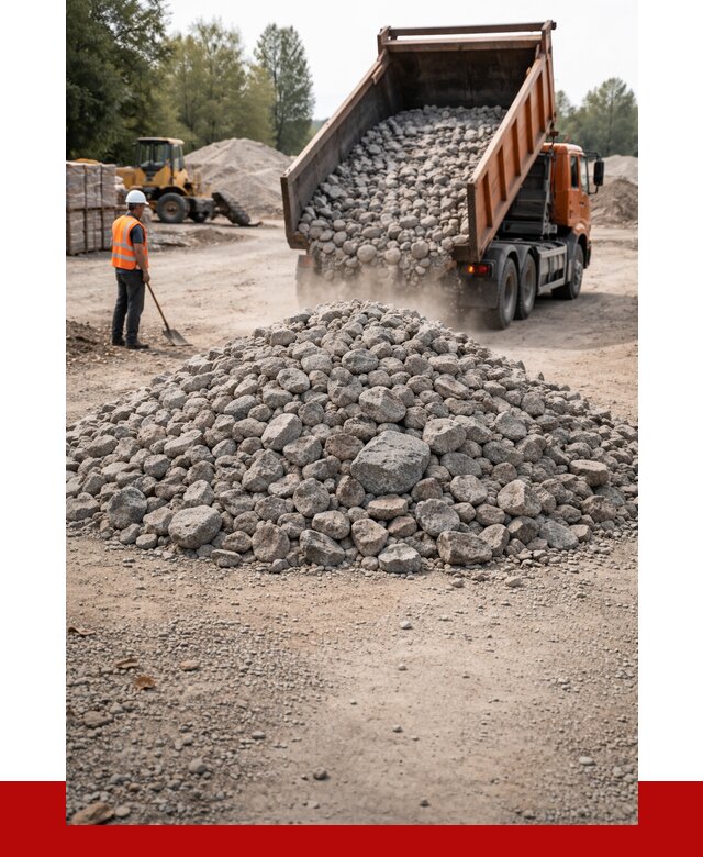 Гранитный щебень фракция 70-150 в Краснокамске от 1673 | ПРОНЕРУДКнм