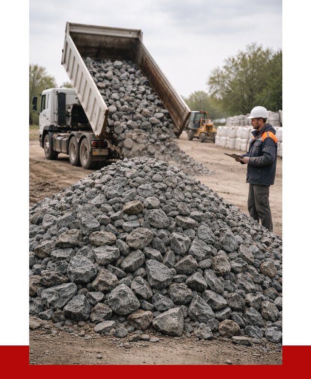 Гранитный щебень фракция 100-200 в Краснокамске от 4258 р. ПРОНЕРУДКнм