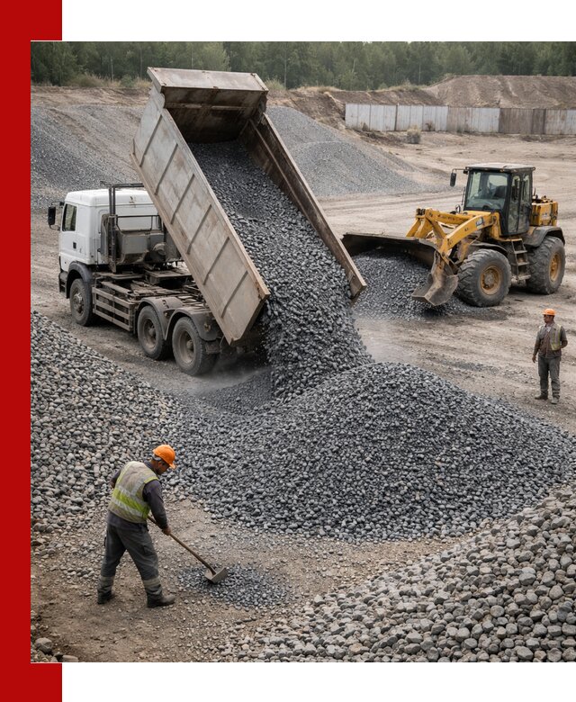 Щебень габбро-диабаз фр. 5-20 с доставкой в Краснокамске