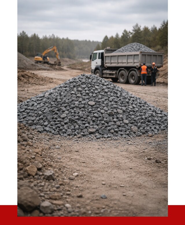 Щебень габбро диабаз фракция 40-70 в Краснокамске от 2230 р-ПРОНЕРУДКнм