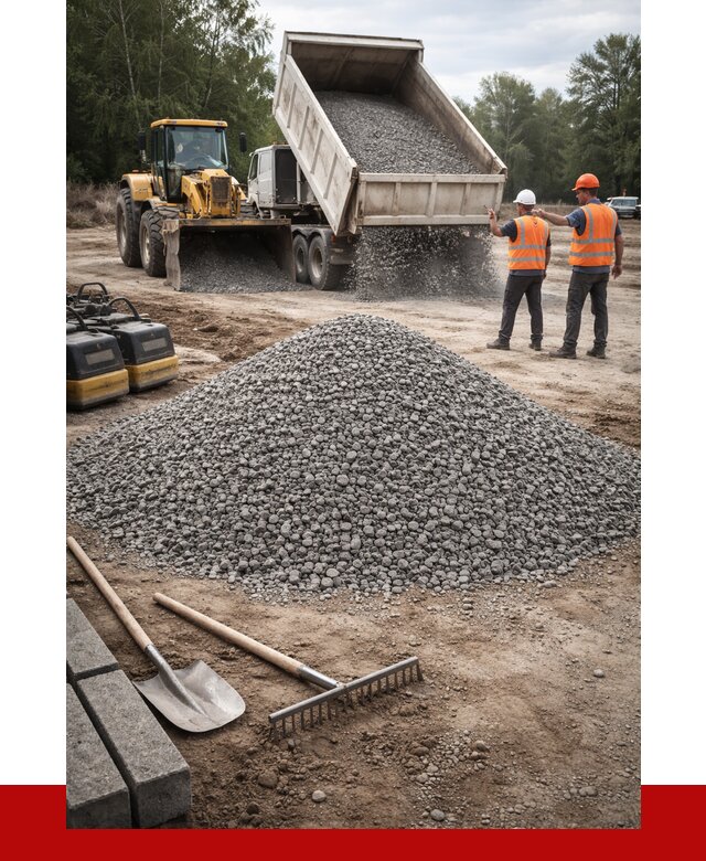 Гравийный щебень купить в Краснокамске от 2230 р. ПРОНЕРУДКнм