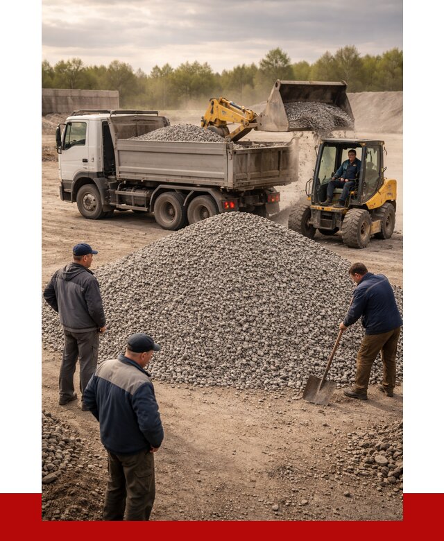 Гравийный щебень фракция 5-20 в Краснокамске от 2433 р. ПРОНЕРУДКнм