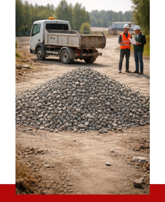 Гравийный щебень фракция 20-40 в Краснокамске от 1216 р. | ПРОНЕРУДКнм