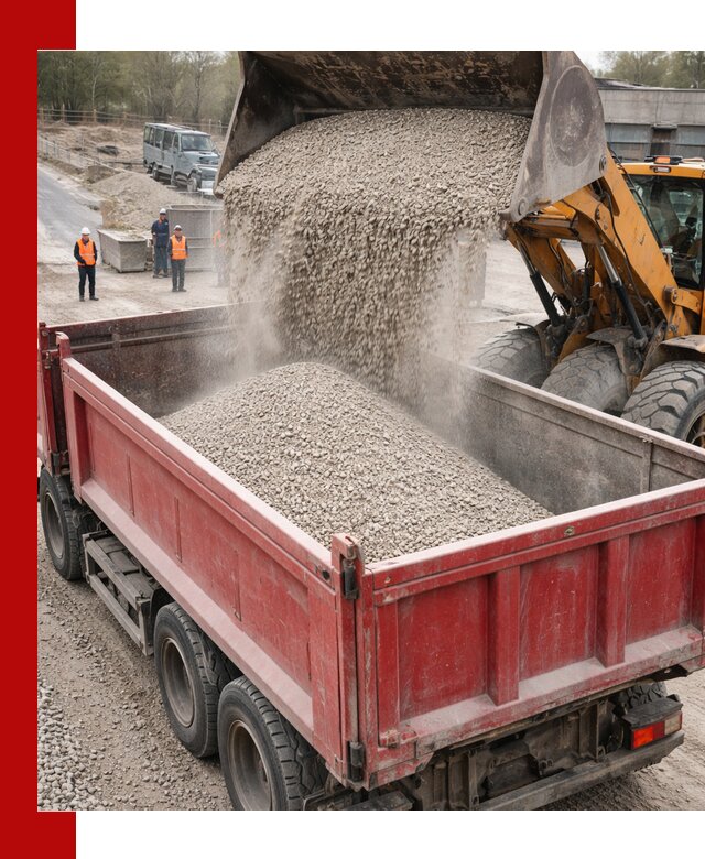 Купить известняковый щебень фракции 0-5 с доставкой в Краснокамске