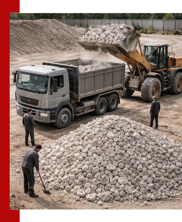 Известняковый щебень фракция 70–150 с доставкой в Краснокамске