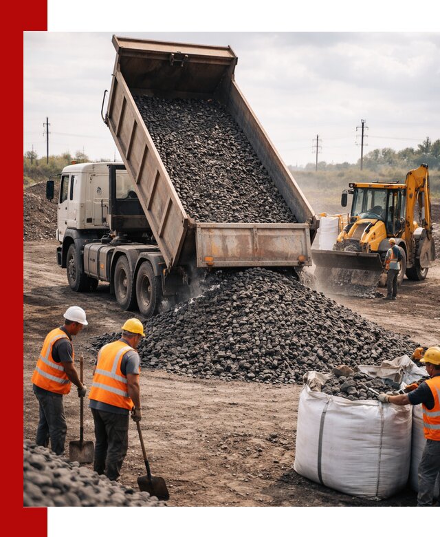 Шлаковый щебень фракция 40-70 с доставкой в Краснокамске