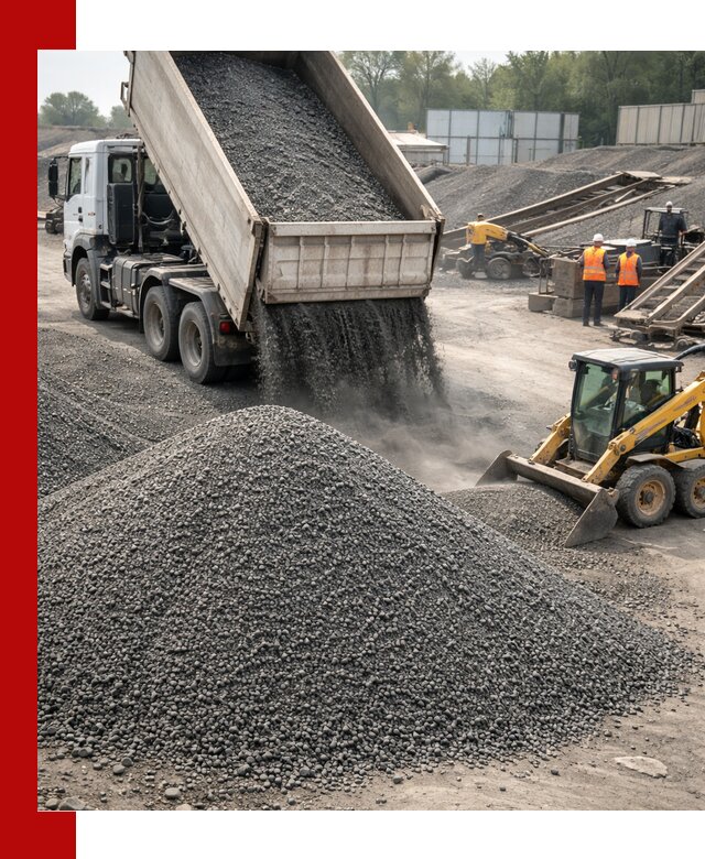 Вторичный щебень фракция 0–5 с доставкой в Краснокамске