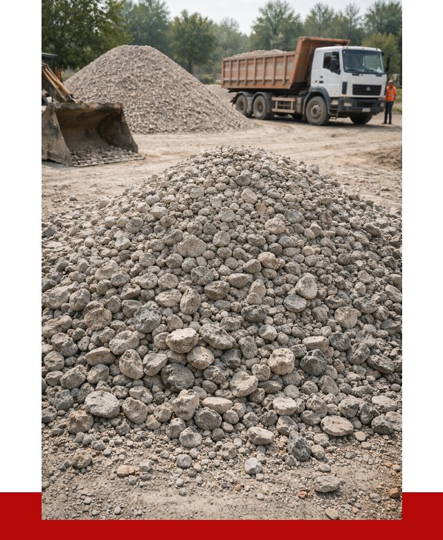 Вторичный щебень фракция 20-40 в Краснокамске от 2230 р ПРОНЕРУДКнм