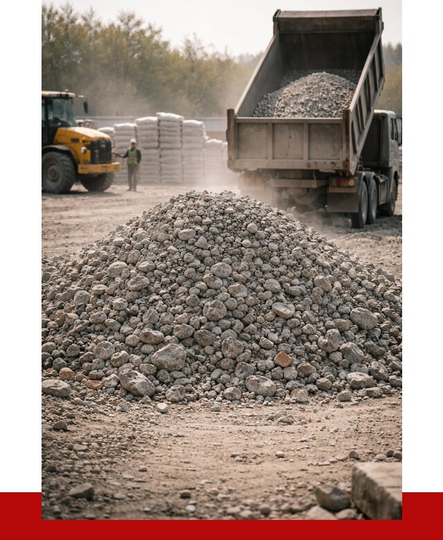 Вторичный щебень фракция 70-150 в Краснокамске от 1419 р. | ПРОНЕРУДКнм