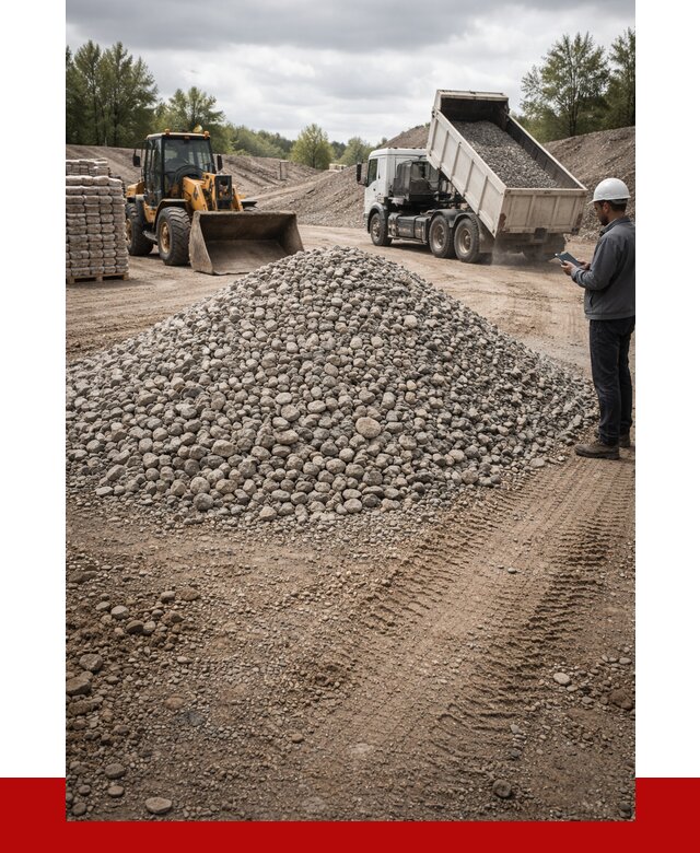 Купить бетонный щебень в Краснокамске, от 3244 р. ПРОНЕРУДКнм