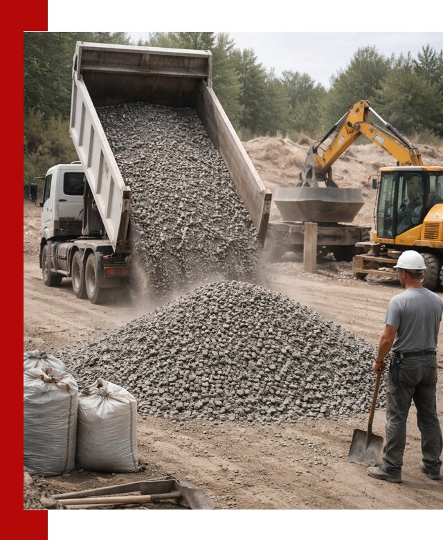 Доставка и продажа бетонного щебня в Краснокамске