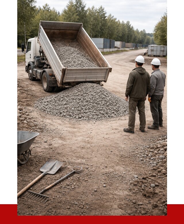 Бетонный щебень фракция 5-20 в Краснокамске от 3244 р., ПРОНЕРУДКнм