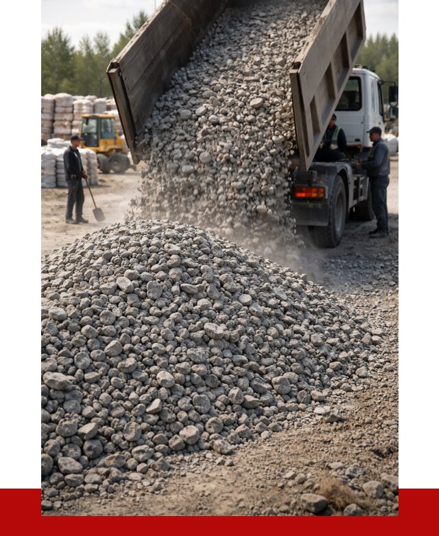 Бетонный щебень фракция 40-70 в Краснокамске от 1825 р. ПРОНЕРУДКнм