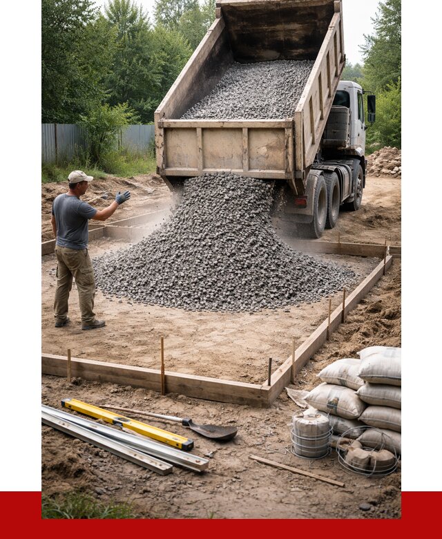 Купить щебень для фундамента в Краснокамске от 4562 р. | ПРОНЕРУДКнм