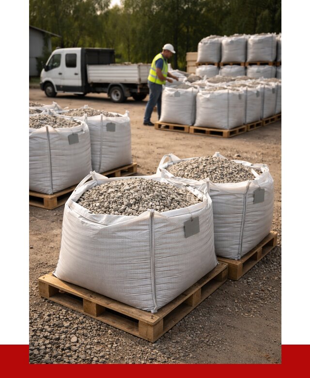 Щебень в мешках с доставкой в Краснокамске от 4258 р. | ПРОНЕРУДКнм