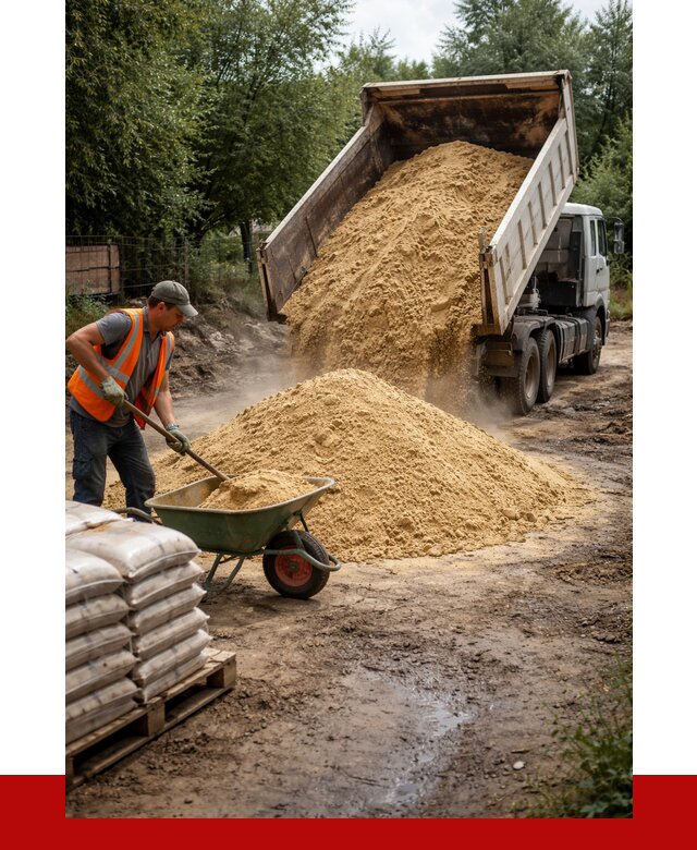 Купить песок с доставкой в Краснокамске от 1825 р. | ПРОНЕРУДКнм