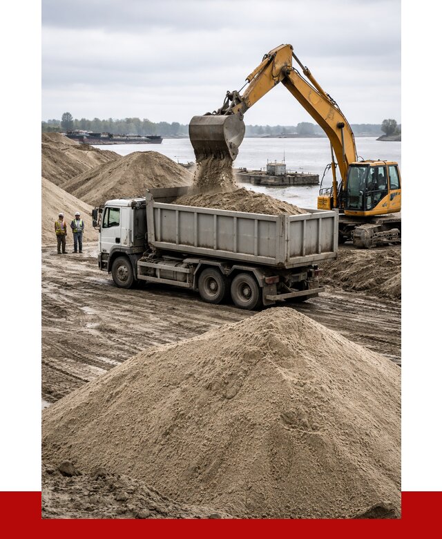 Купить речной песок навалом в Краснокамске от 1825 р., ПРОНЕРУДКнм