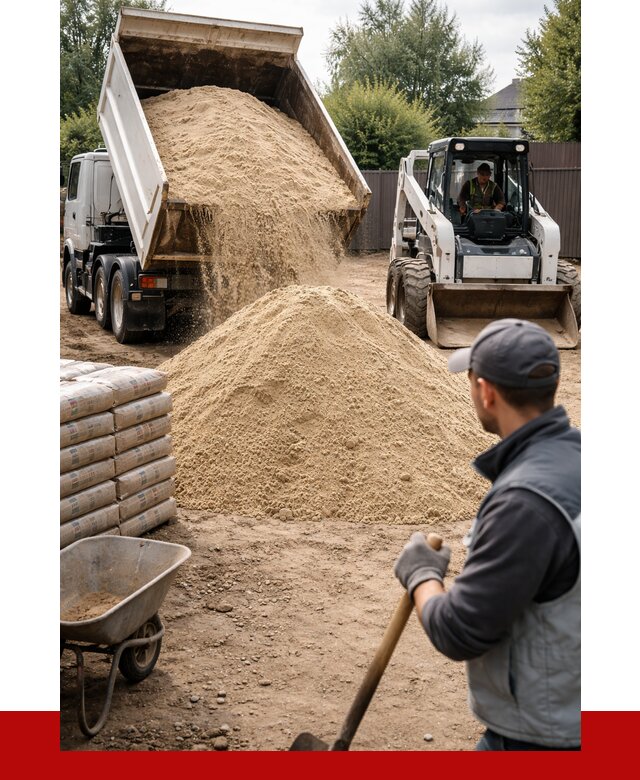 Мытый речной песок с доставкой в Краснокамске от 1470 р. | ПРОНЕРУДКнм