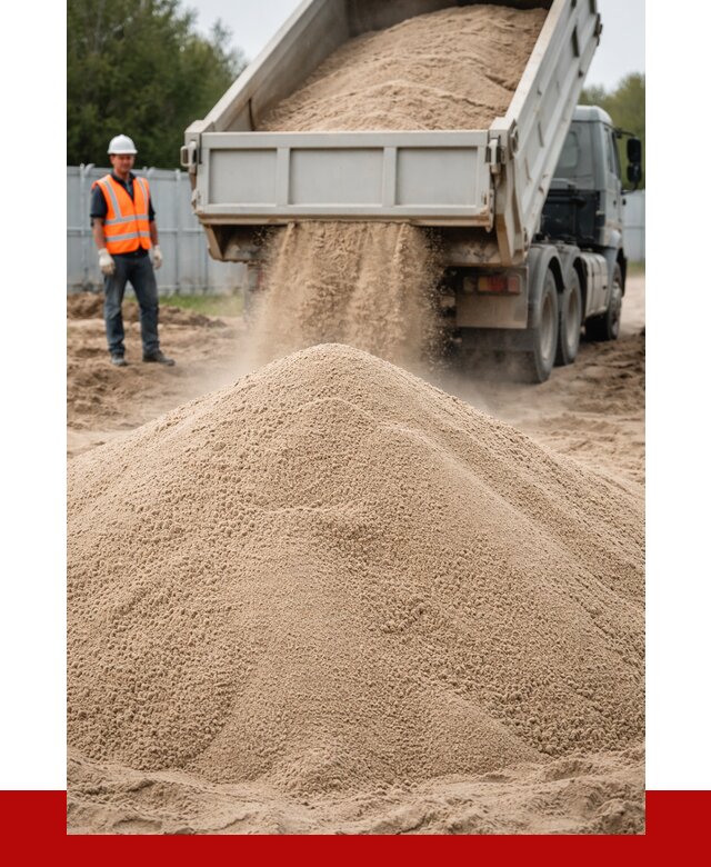 Купить сеяный песок с доставкой в Краснокамске от 2230 р ПРОНЕРУДКнм