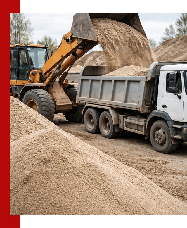 Доставка сеяного песка в Краснокамске оптом и в розницу
