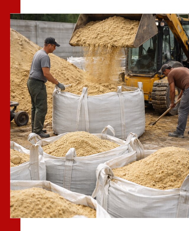 Поставка качественного песка для кладки в Краснокамске
