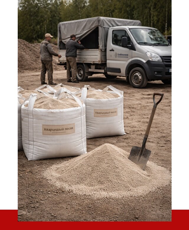 Кварцевый песок для пескоструя в Краснокамске от 4562 р. | ПРОНЕРУДКнм