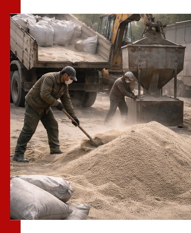 Кварцевый песок для пескоструя в Краснокамске — доставка и качество