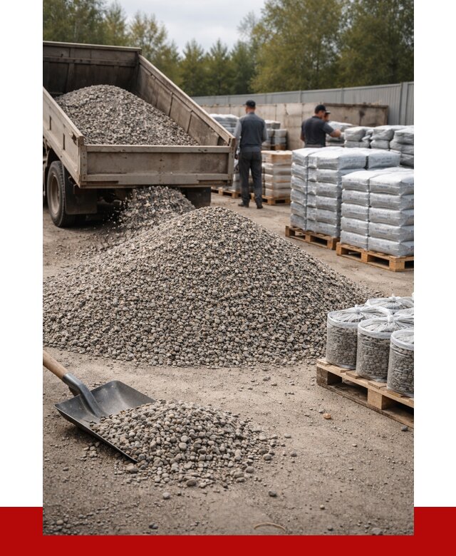 Гравий фракция 5-20 в Краснокамске купить от 2332 р. ПРОНЕРУДКнм