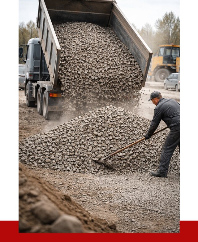 Гравий фракция 20-40 в Краснокамске от 2534 р. доставка | ПРОНЕРУДКнм