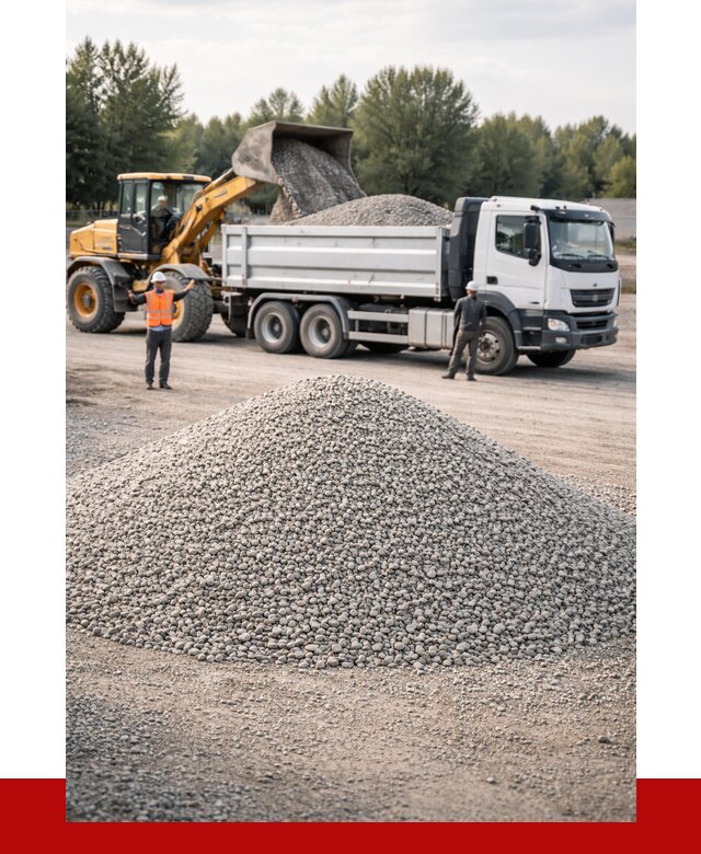 Купить мытый гравий в Краснокамске от 3548 р, доставка ПРОНЕРУДКнм