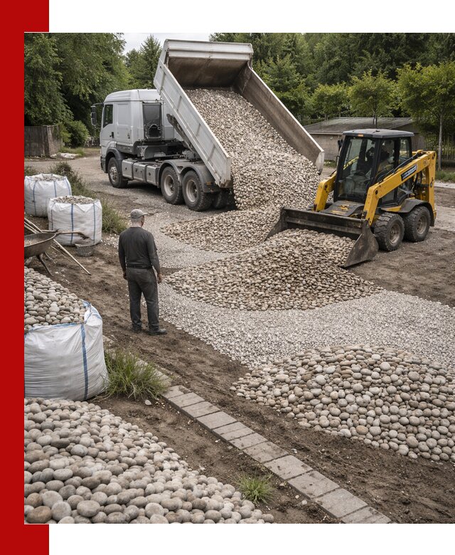 Доставка морской гальки оптом и в розницу в Краснокамске