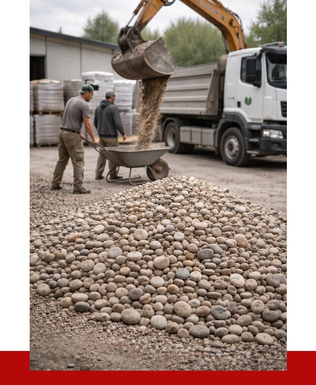 Галька декоративная в Краснокамске от 3244 р. за куб | ПРОНЕРУДКнм