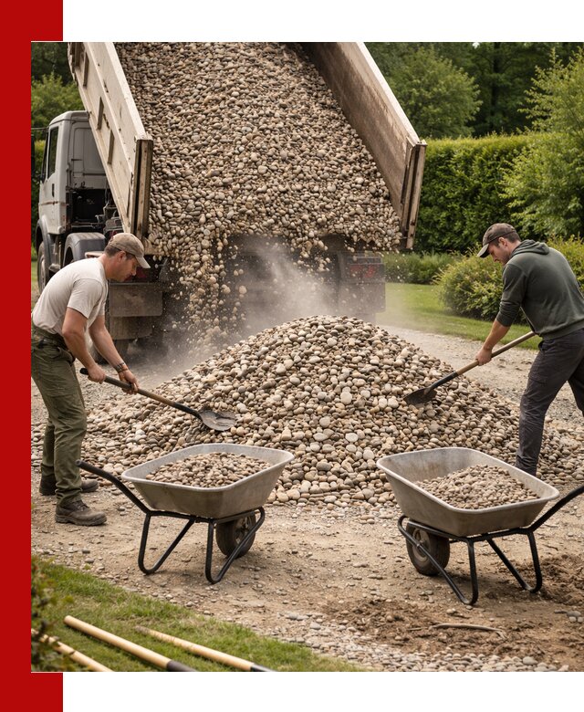 Доставка и продажа декоративной гальки в Краснокамске