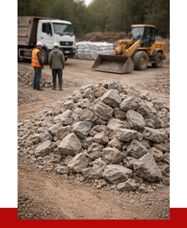 Купить бутовый камень с доставкой в Краснокамске от 2332 р. | ПРОНЕРУДКнм