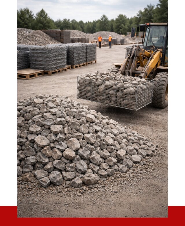 Камень для габионов фракция 70-150 в Краснокамске от 4258 р. | ПРОНЕРУДКнм