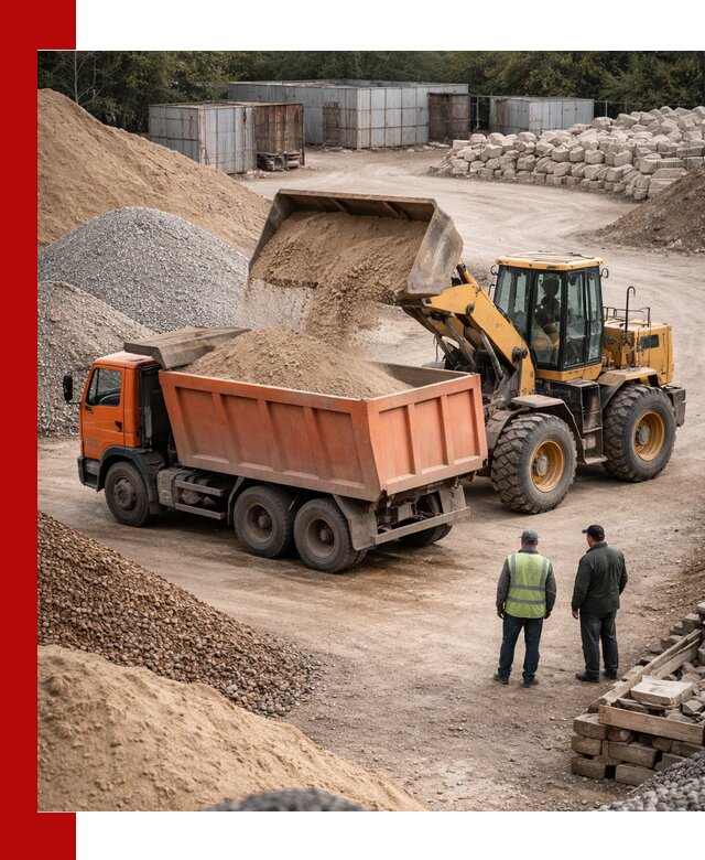 Доставка сыпучих смесей и смесей для стройки в Краснокамске