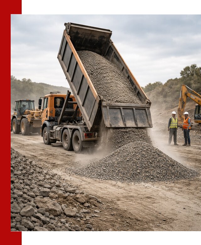 Щебёночно-песчаная смесь ЩПС С1 с доставкой в Краснокамске