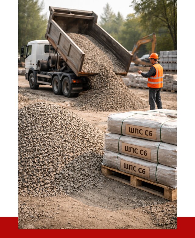 ЩПС С6 в Краснокамске с доставкой от 2230 р. за куб | ПРОНЕРУДКнм