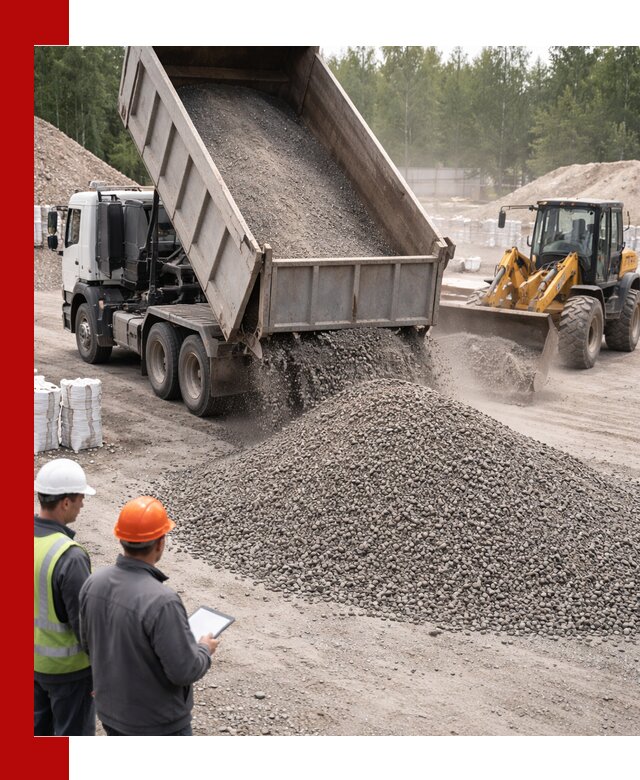 Доставка и продажа гранитного отсева 0-10 в Краснокамске