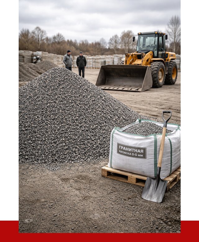 Купить гранитную крошку в Краснокамске от 4866 р. с доставкой | ПРОНЕРУДКнм