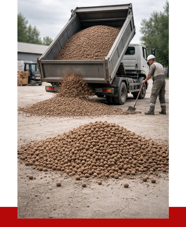 Керамзит с доставкой в Краснокамске от 4258 р. за м3 | ПРОНЕРУДКнм