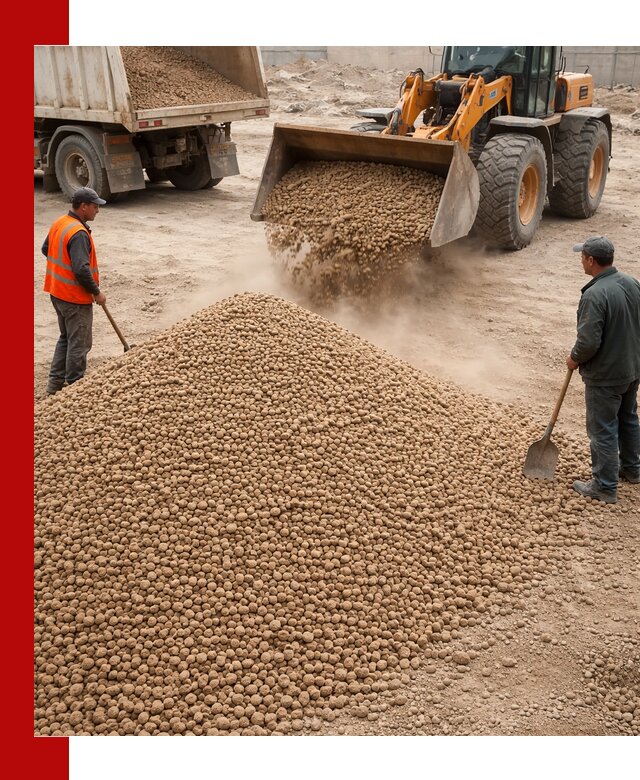 Керамзит фракция 10-20 с доставкой в Краснокамске