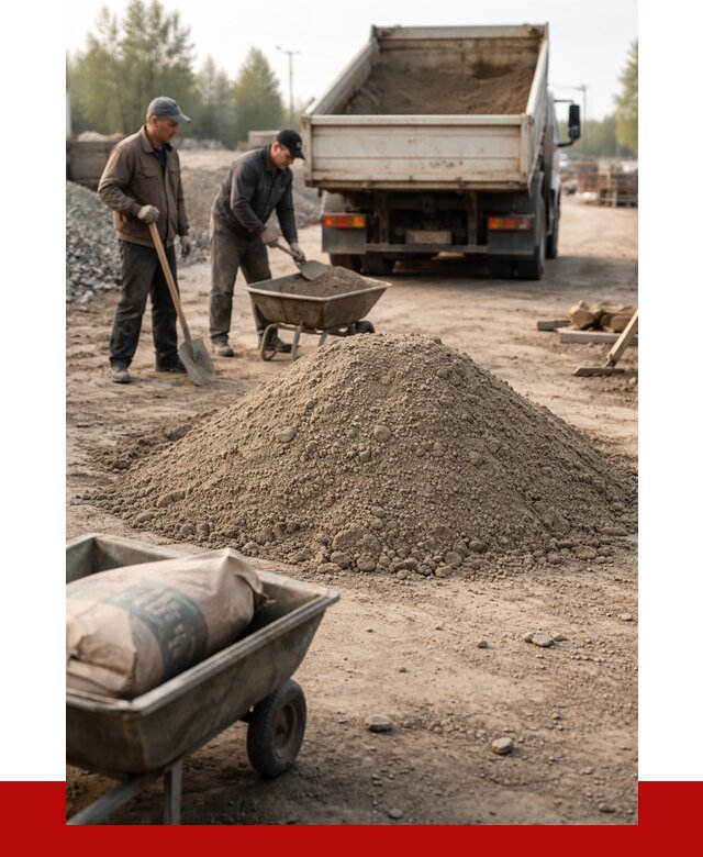 Цементно-песчаная смесь М150 в Краснокамске от 4764 р. | ПРОНЕРУДКнм