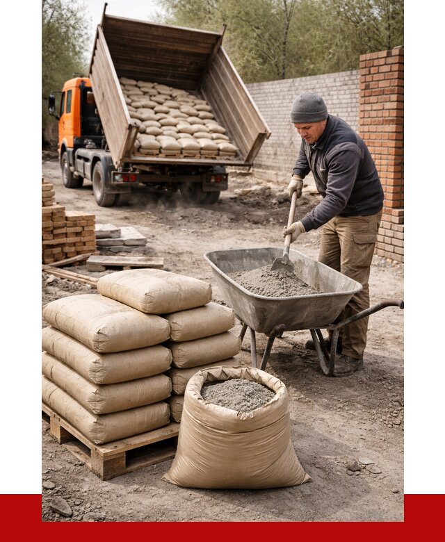 Купить сухую смесь для кладки в Краснокамске от 1216 р. | ПРОНЕРУДКнм